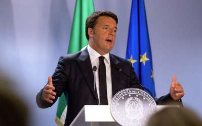 ماريو رينزي رئيس وزراء إيطاليا 