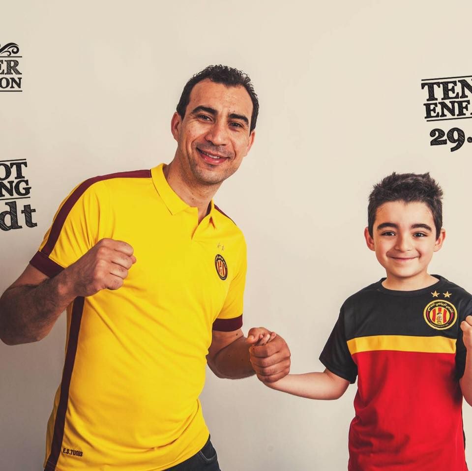 وسيم هلال صحبة ابنه 