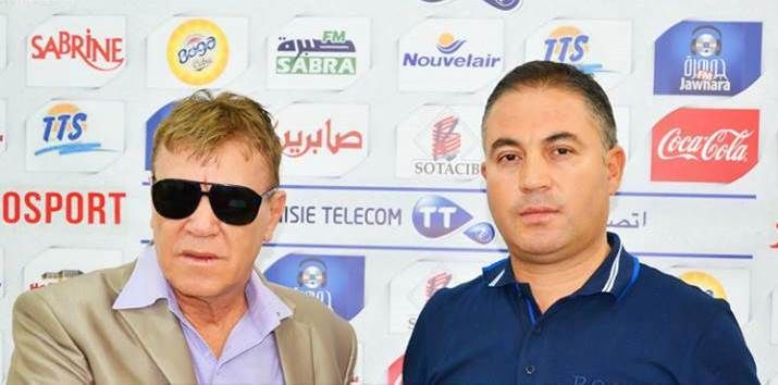 أنطونيو دوماس مع رئيس شبيبة القيروان مراد بالاكحل