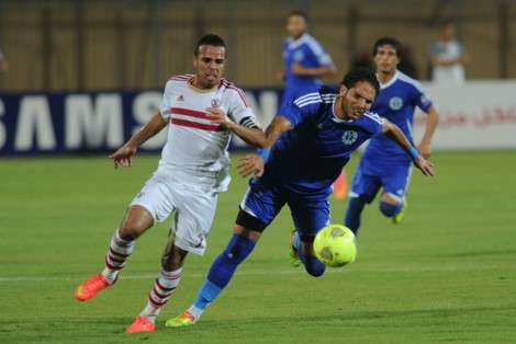 من لقاء سابق بين سموحة والزمالك