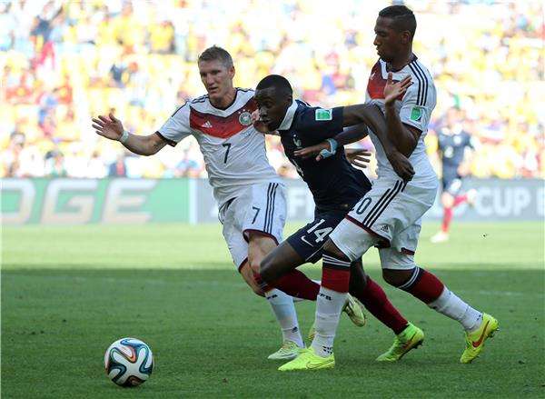 من مباراة فرنسا وألمانيا بكاس العالم 2014
