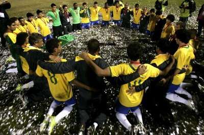 فرحة برازيلية بالفوز