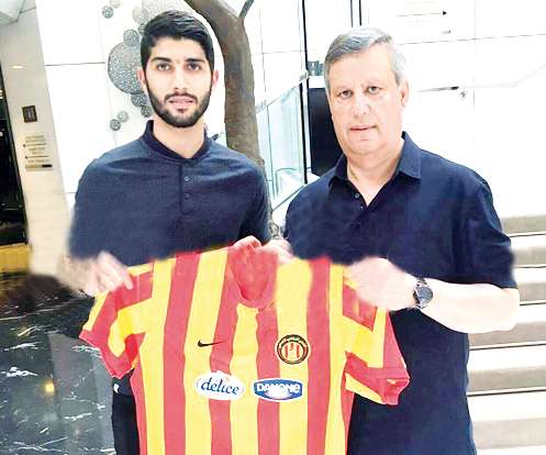 فرجاني ساسي في باريس صحبة رئيس الترجي حمدي المدب