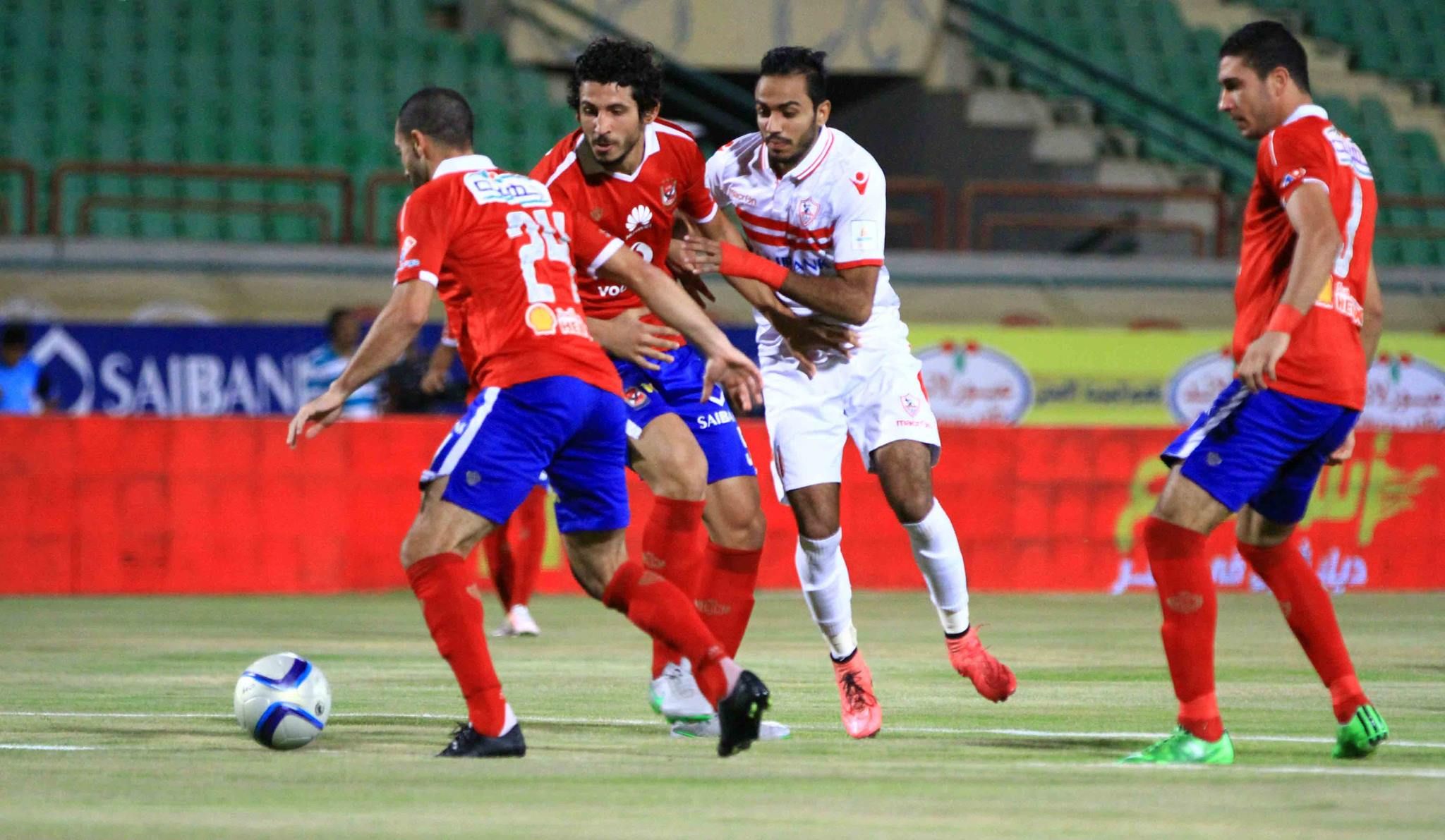 من مباراة الزمالك والاهلي فى الدوري