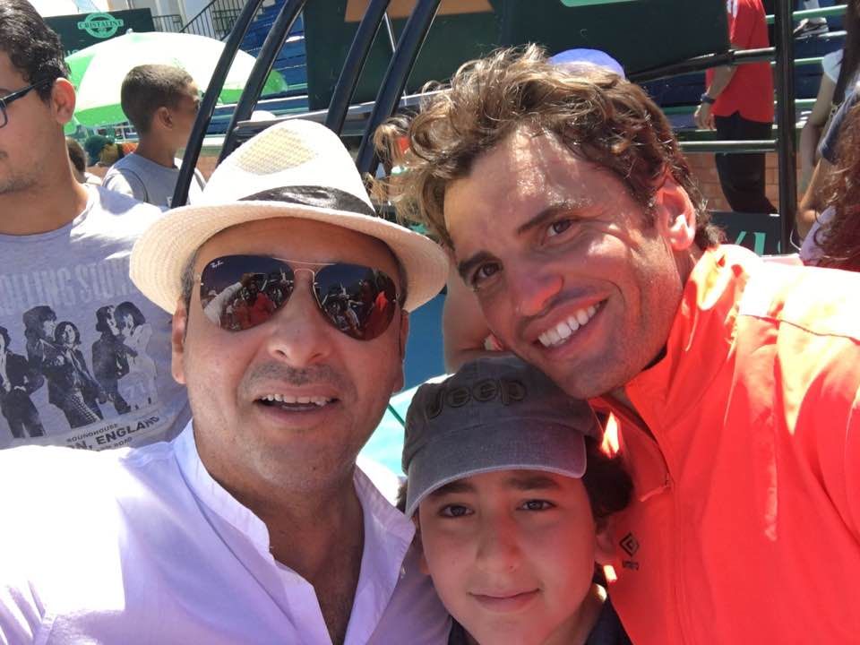 احتفال مالك الجزيري بعد فوز اليوم