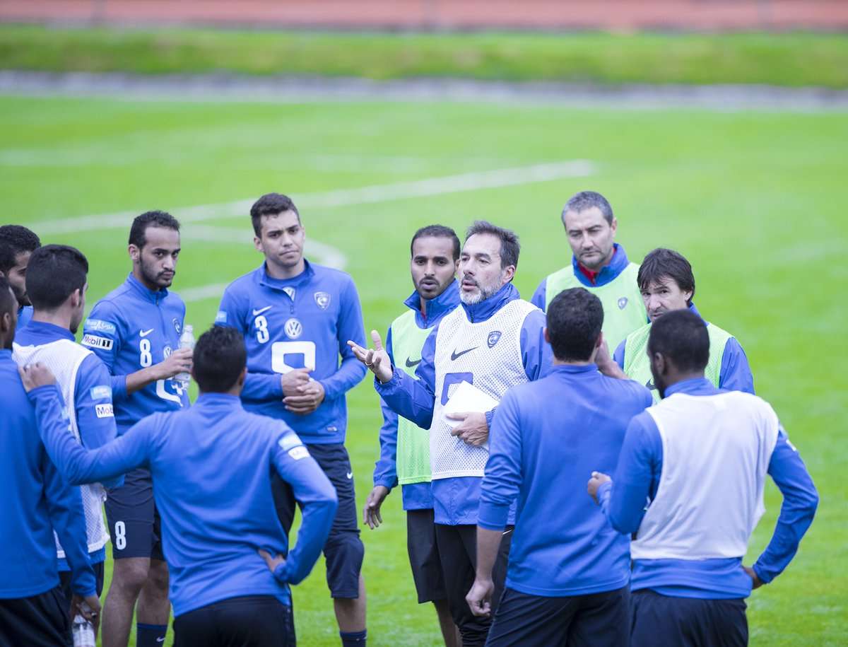 من تدريبات فريق الهلال 