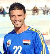 نجم خط الوسط سعيد محسن مسجل هدف المباراة