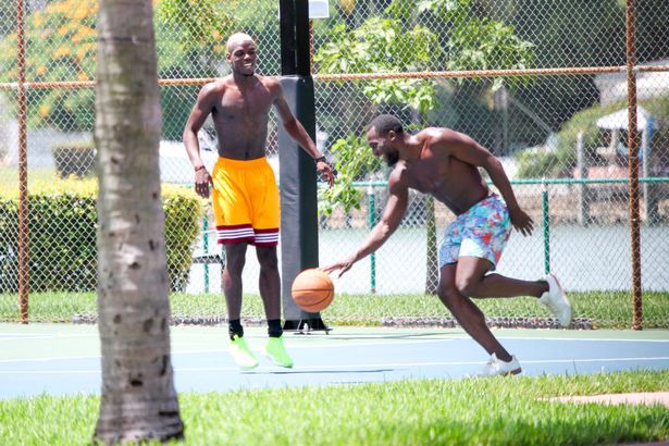 Manchester-Utd-GBP100m-target-Paul-Pogba-and-his-footballer-friend-Romelu-Lukaku-enjoy-a-sporty-day
