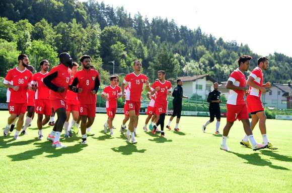 جانب من معسكر الفريق بالنمسا