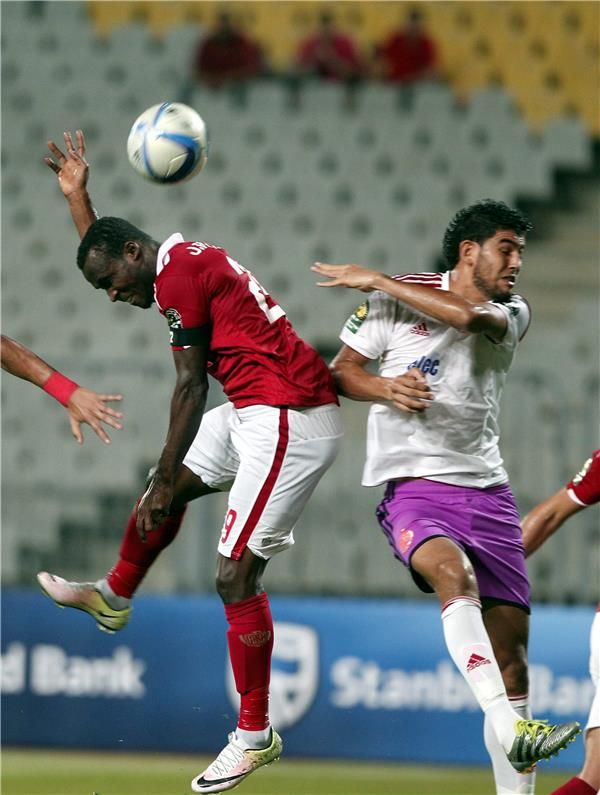 جانب من لقاء الفريقين بالقاهرة