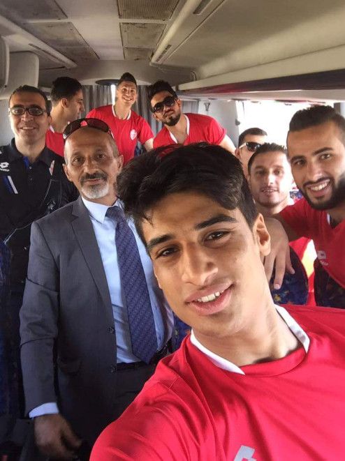 وصول الأهلي إلى غزة    