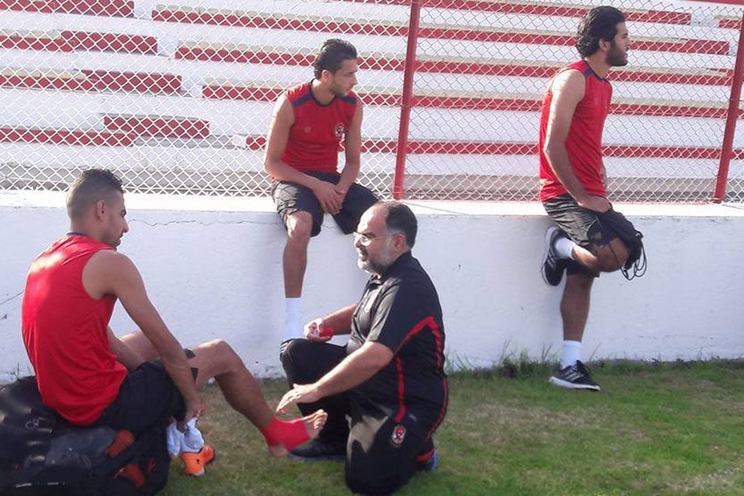 مؤمن زكريا في التدريبات