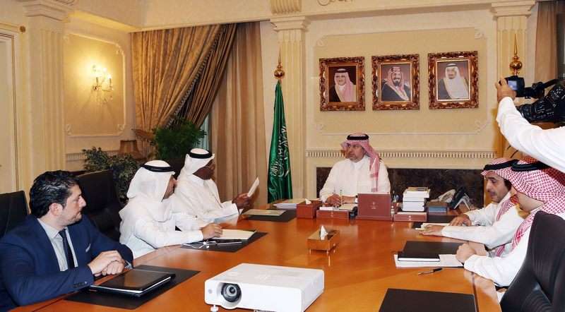 اجتماع الامير عبد الله بن مساعد 