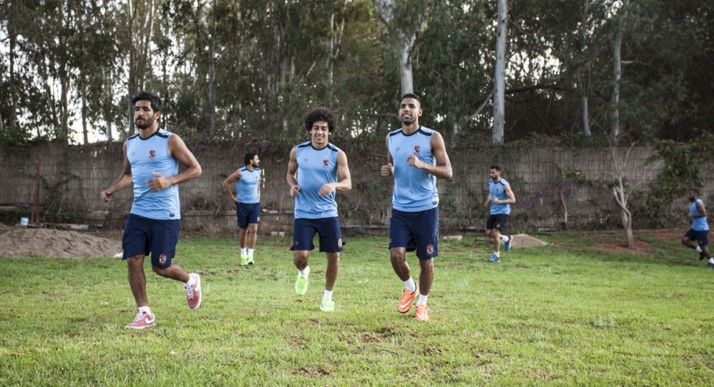 تدريبات الأهلي في المغرب