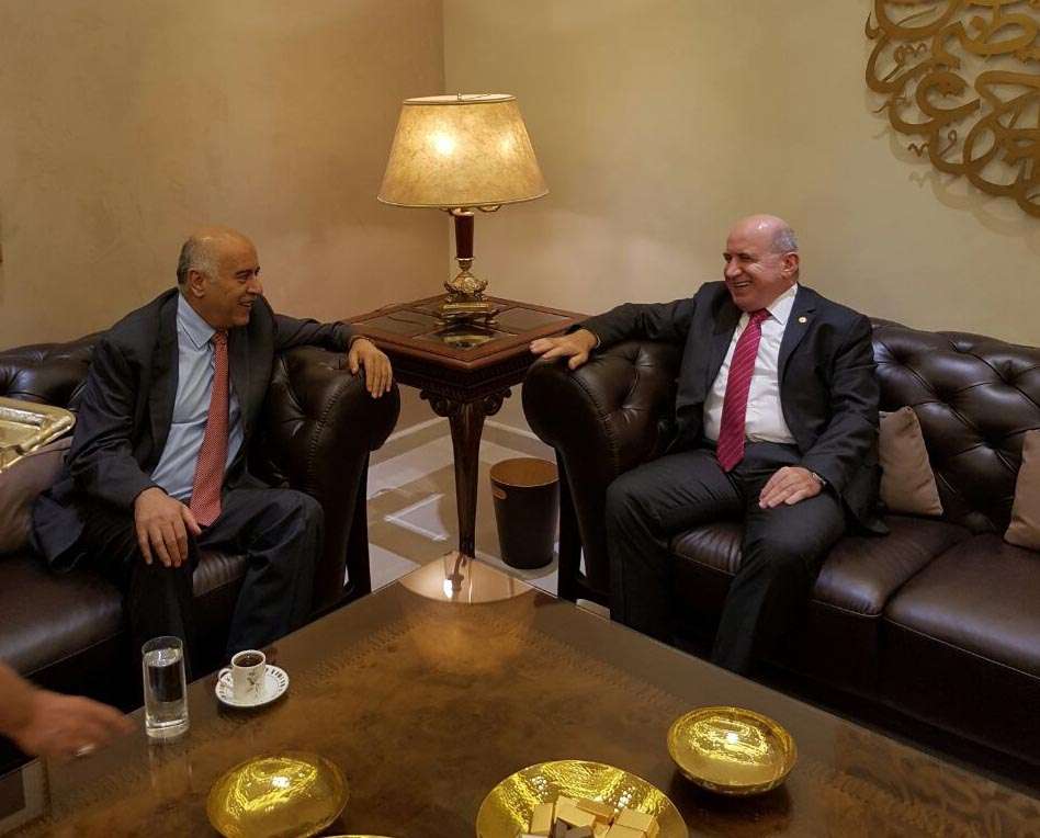 حيدر مستقبلا الرجوب