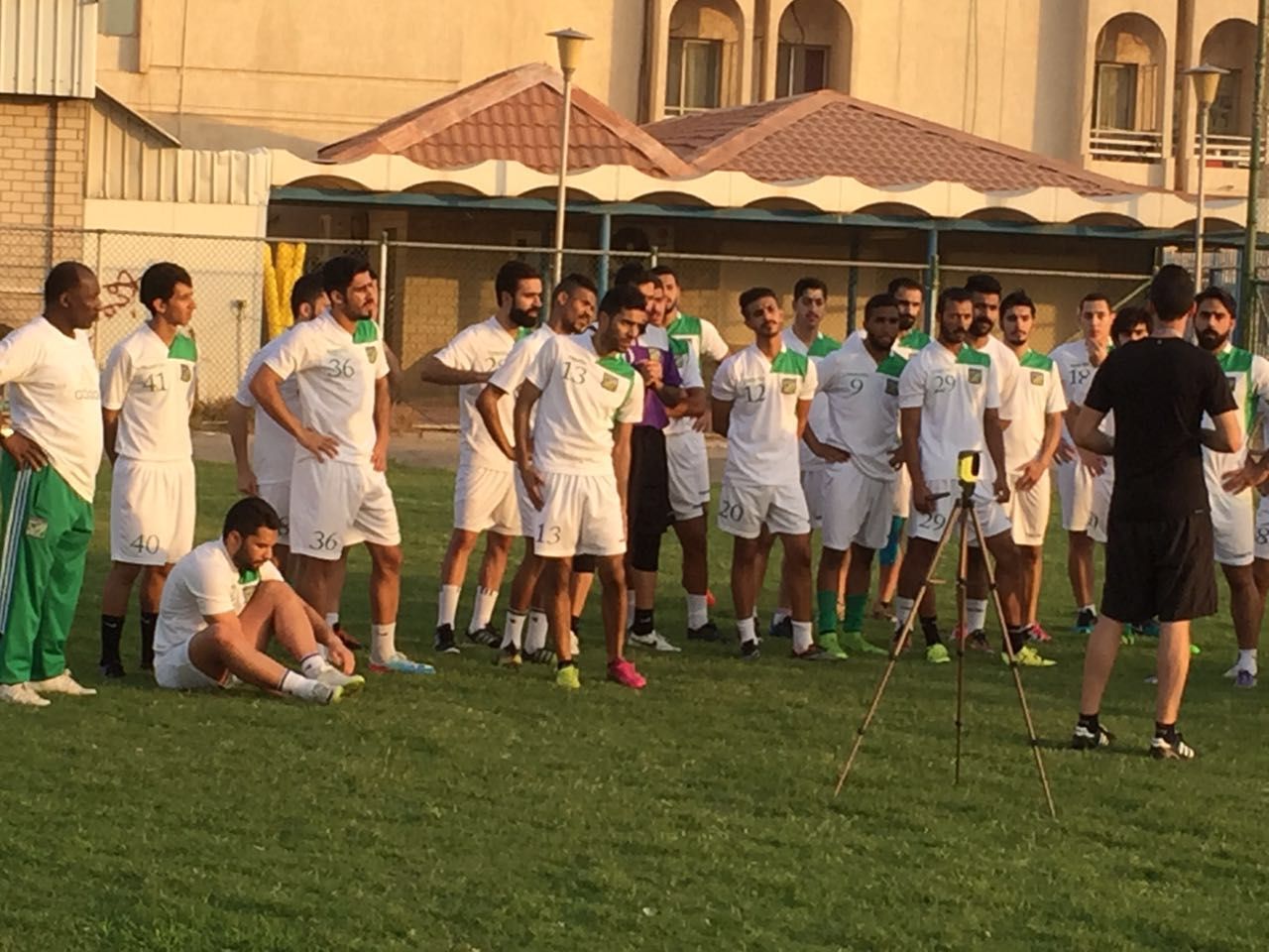 آخر تدريب للعربي قبل المغادرة لتركيا