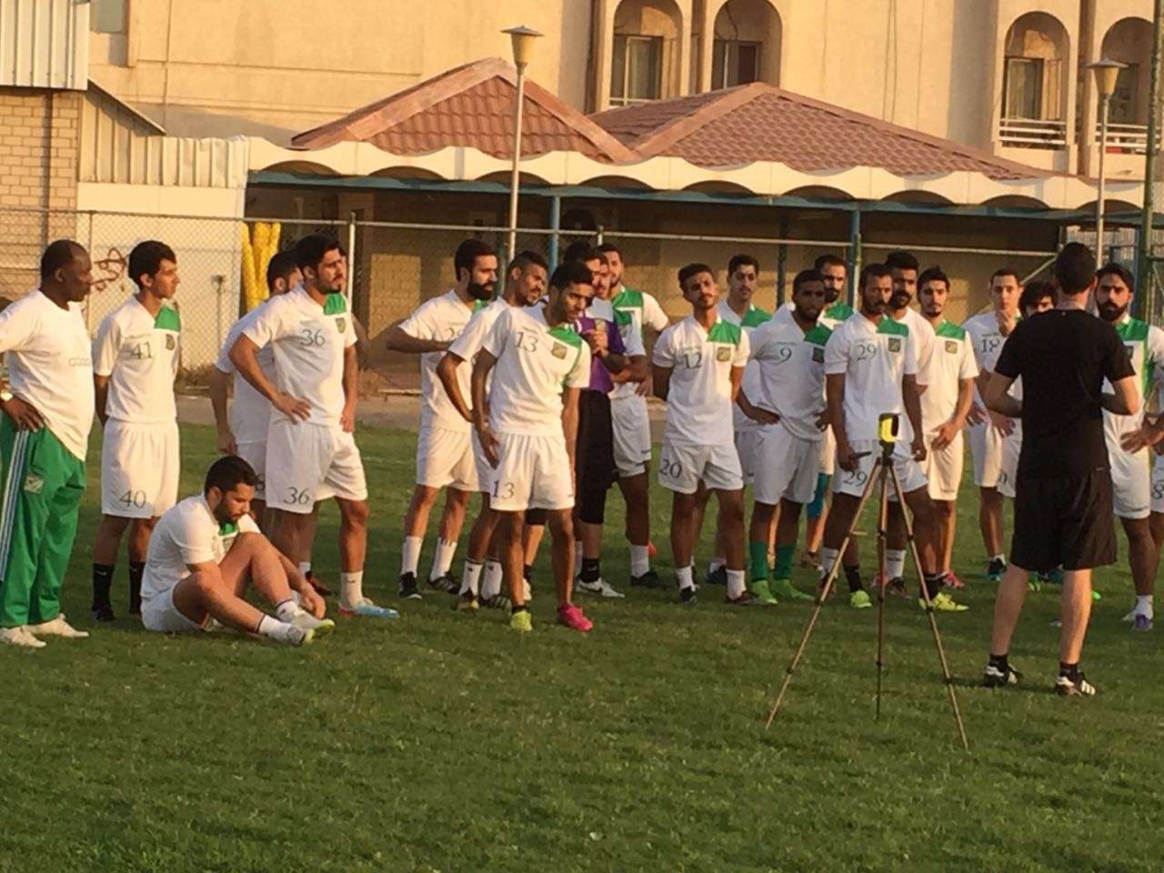 آخر تدريب للعربي قبل المغادرة لتركيا