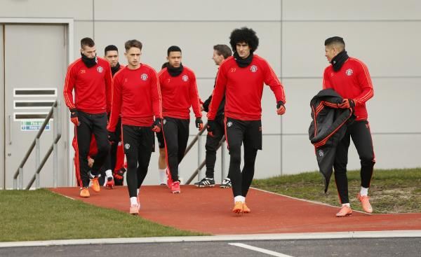 لاعبو مانشستر يونايتد