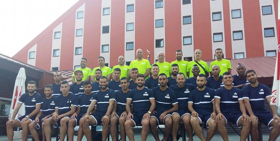 لفريق هلال القدس بعد الوصول لتركيا