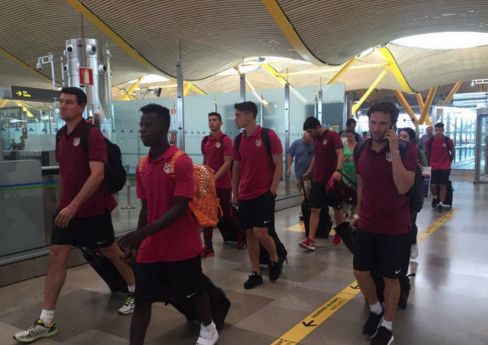 بعثة  أتلتيكو مدريد تصل مدريد