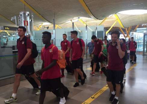 بعثة أتلتيكو مدريد تصل مدريد