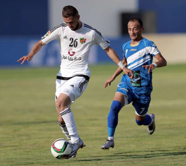 من لقاء الرمثا والأهلي