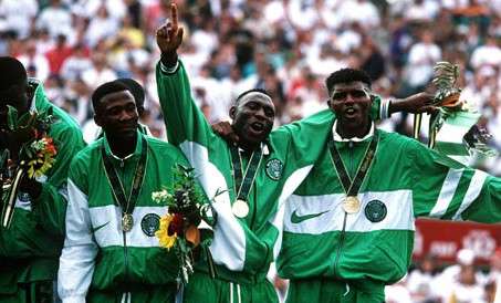 المنتخب النيجيري الفائز بذهبية أولمبياد أتلانتا 1996