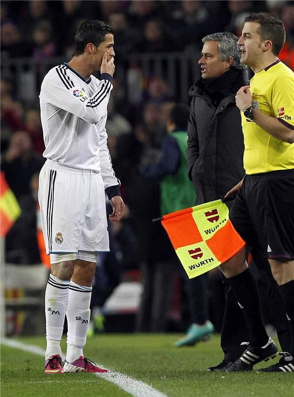 كريستيانو رونالدو ومورينيو