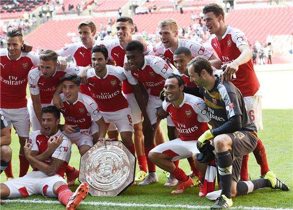 أرسنال أخر بطل للدرع 