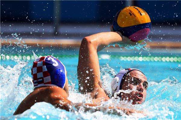 جانب من مباراة كرواتيا وأمريكا