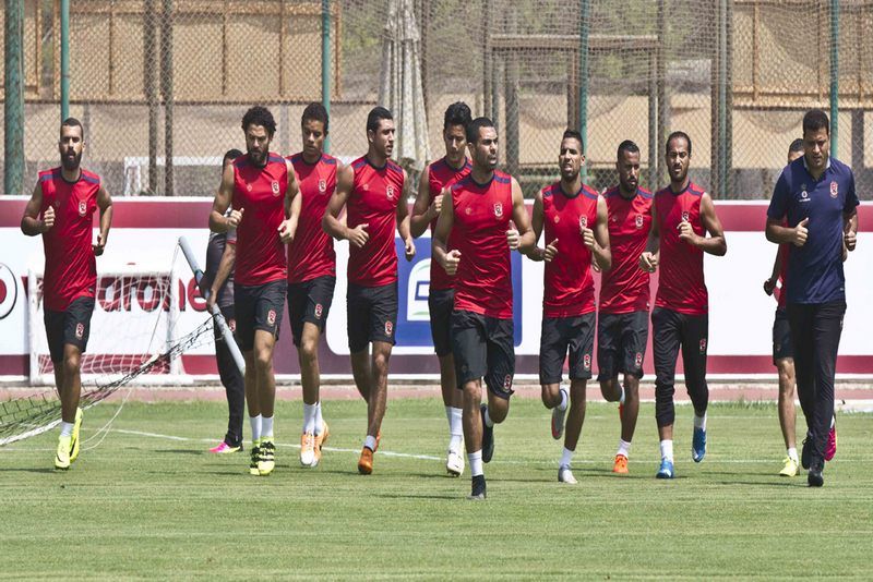 صورة أرشيفية لتدريبات الأهلي