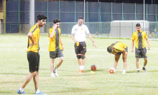 جانب من تدريبات القادسية