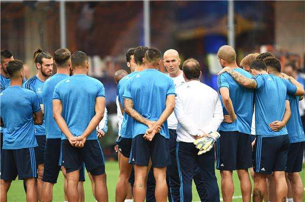 جانب من تدريبات ريال مدريد