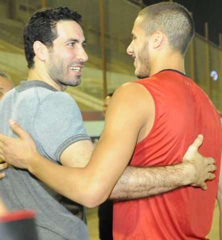  محمد أبوتريكة ورمضان صبحي 