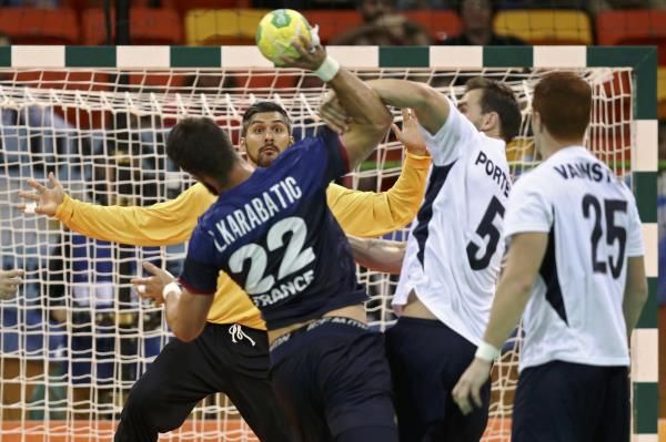 من مباراة الأرجنتين وفرنسا