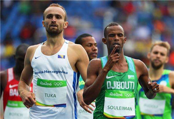 العداء الجيبوتي عين الله سليمان