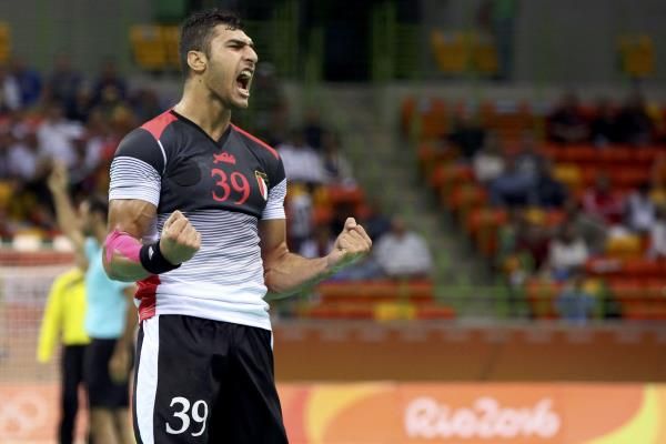 يحيى الدرع نجم المنتخب المصري لكرة اليد