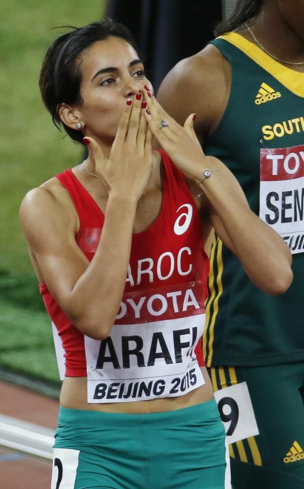 العداءة المغربية رباب العرافي