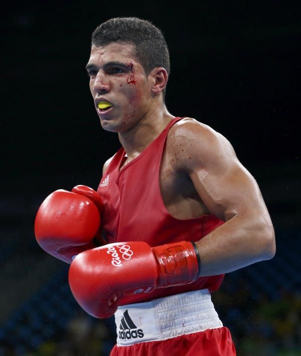 الملاكم المغربي محمد ربيعي