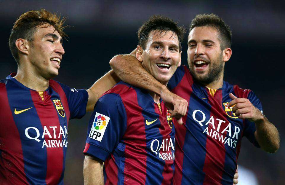 لاعبو برشلونة