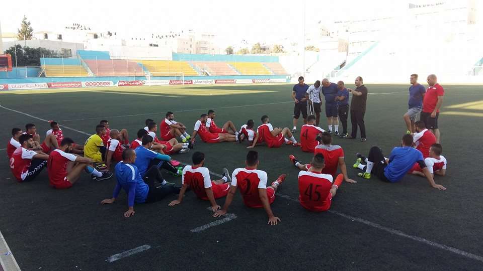 جانب من تدريبات الهلال في استاد  فيصل بعد العودة