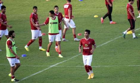 من تدريبات الأهلي (أرشيفية)