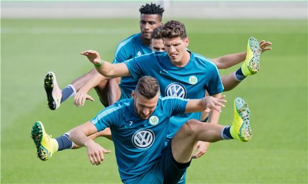 ماريو جوميز في تدريبات فولفسبورج