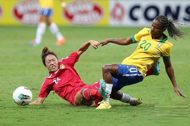 واجهن الصينيات صعوبة في يمقارعة المنتخبات النسائية العالمية