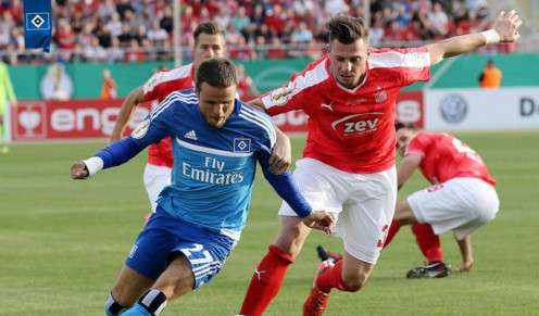 من مباراة هامبورج وزفايكاو