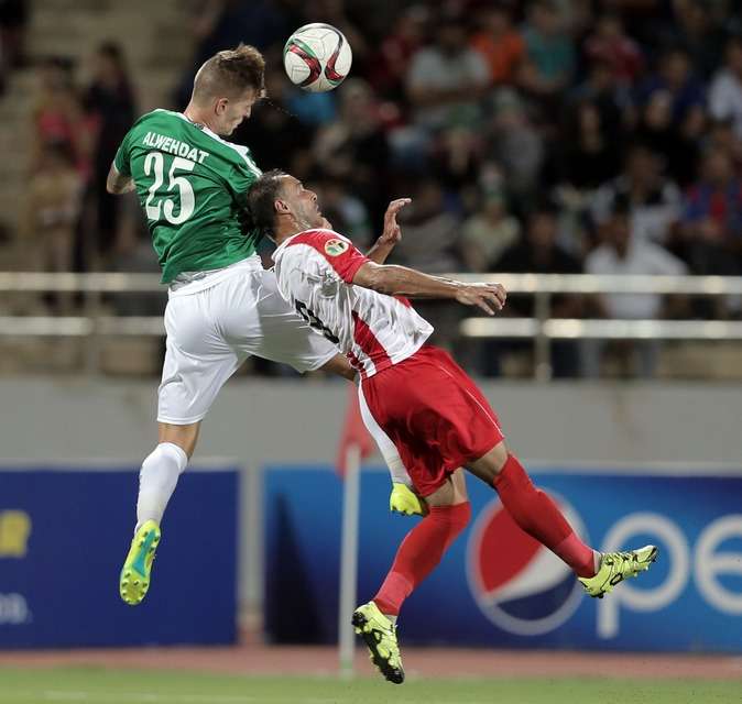 من لقاء الوحدات وشباب الأردن 