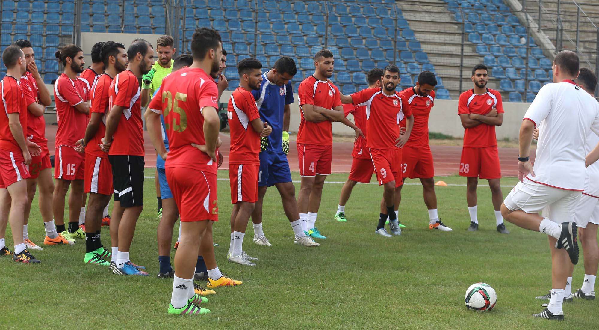 من تدريب اليوم الثلاثاء