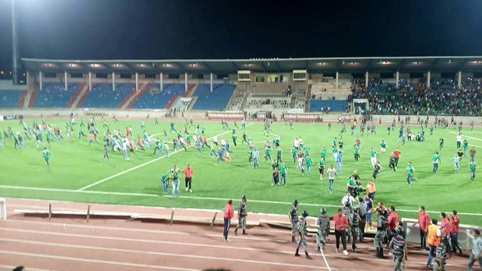 جانب من أحداث الشغب