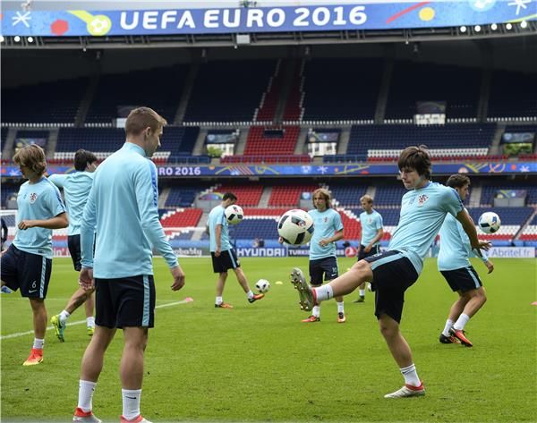 أنتي كوريتش مع المنتخب الكرواتي في "يورو 2016"