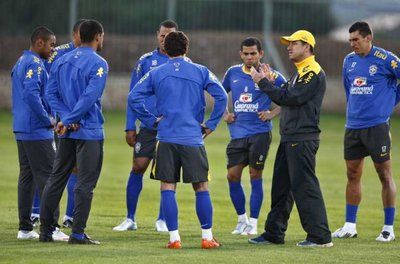 استعدادت المنتخب البرازيلي بجنوب افريقيا